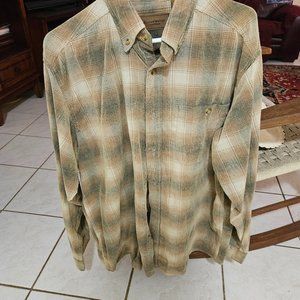 CLEAR WATER OUTFITTE CORDUROY LONG SLEEVE SHIRT SIZE L